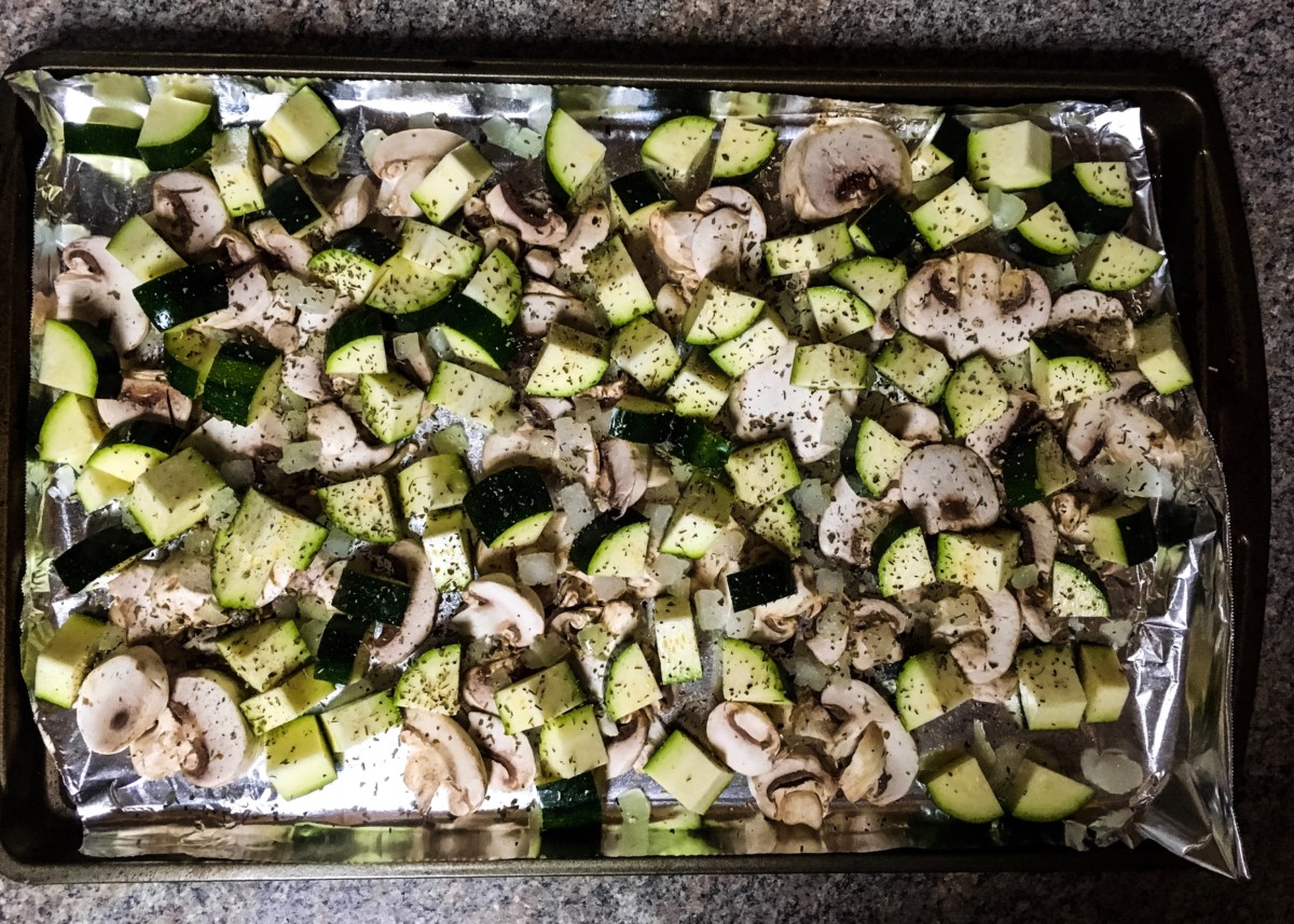 herbed vegetables for roasting