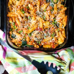 roasted vegetable baked penne