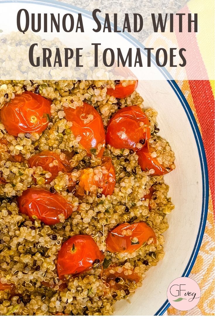 quinoa and grape tomatoes dish