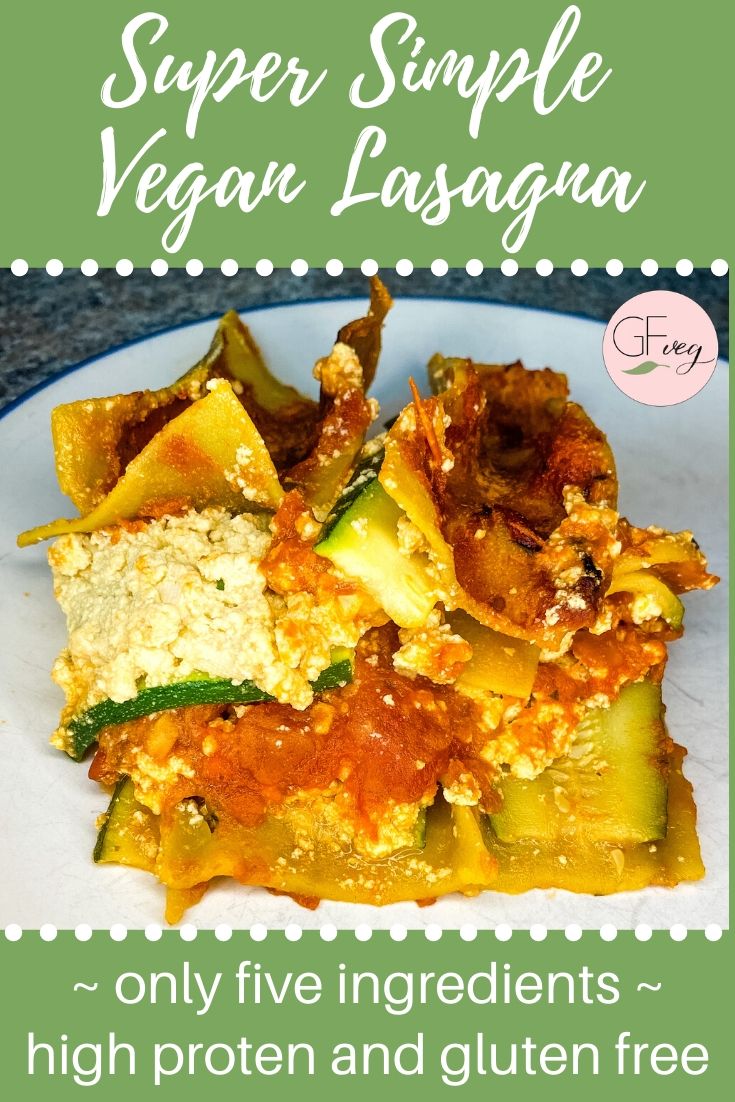 vegan gluten free lasagna pin