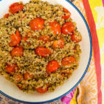 quinoa with grape tomatoes