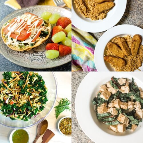 Weekly meal plan with winter recipes - Gluten Free Vegetarian