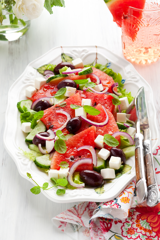 summer watermelon salad